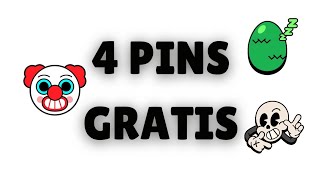 4 pins GRATIS en Brawl Stars (son 7, pero 3 no funcionan: el dragón, la corona y el robot)🥲