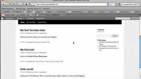 Using tag clouds in WordPress