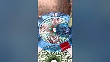 Classic Spirograph designs come together in this video to relax your soul
