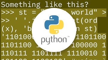 How to convert string to binary?