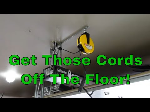 Retractable Ceiling Extension Cord Installation - Harbor Freight