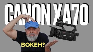 Canon XA70: VLog? Bokeh? Indoor Lighting? Camcorder Home Videos