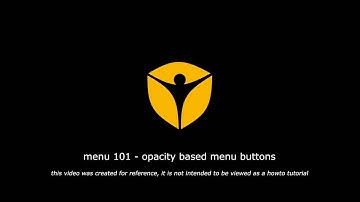menu 101 (b) - Opacity based menu buttons