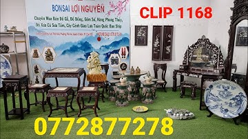 Clip 1168 (25/12/2022) Bàn Ghế, Tranh, Đôn Gỗ Xưa Cũ, Bộ Bàn Đôn Voi Gốm Sứ Giá Rẽ, Đồ Cổ, ltk
