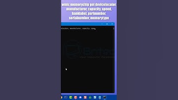 Check RAM Specs With Command Prompt