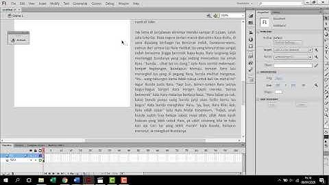 TUTORIAL TAP SCROLL PADA ANDROID MENGGUNAKAN  ADOBE FLASH ACTION SCRIPT 3.0