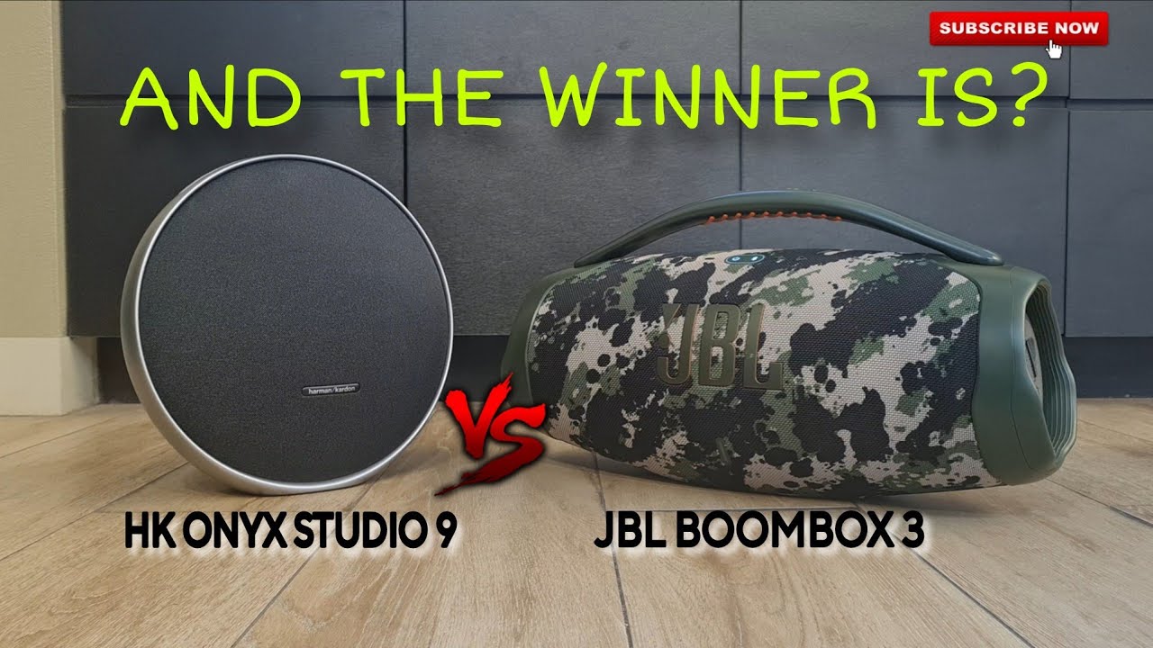 JBL Boombox 3 vs Harman Kardon Onyx Studio 9 - Sound Comparison🔥💥