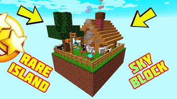 I Found The "RAREST" ISLAND 😍 In My SkyBlock *MINECRAFT* || SKY BLOCKS #2