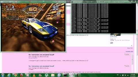 Scud Race Plus Supermodel Error: 53C810 INTFLY instruction not emulated!