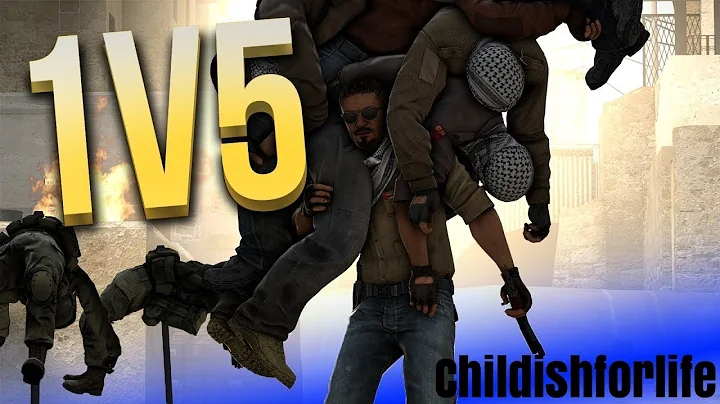 CSGO 1v5 ACE CLUTCH ALL HEADSHOTS AND DEFUSE 60FPS