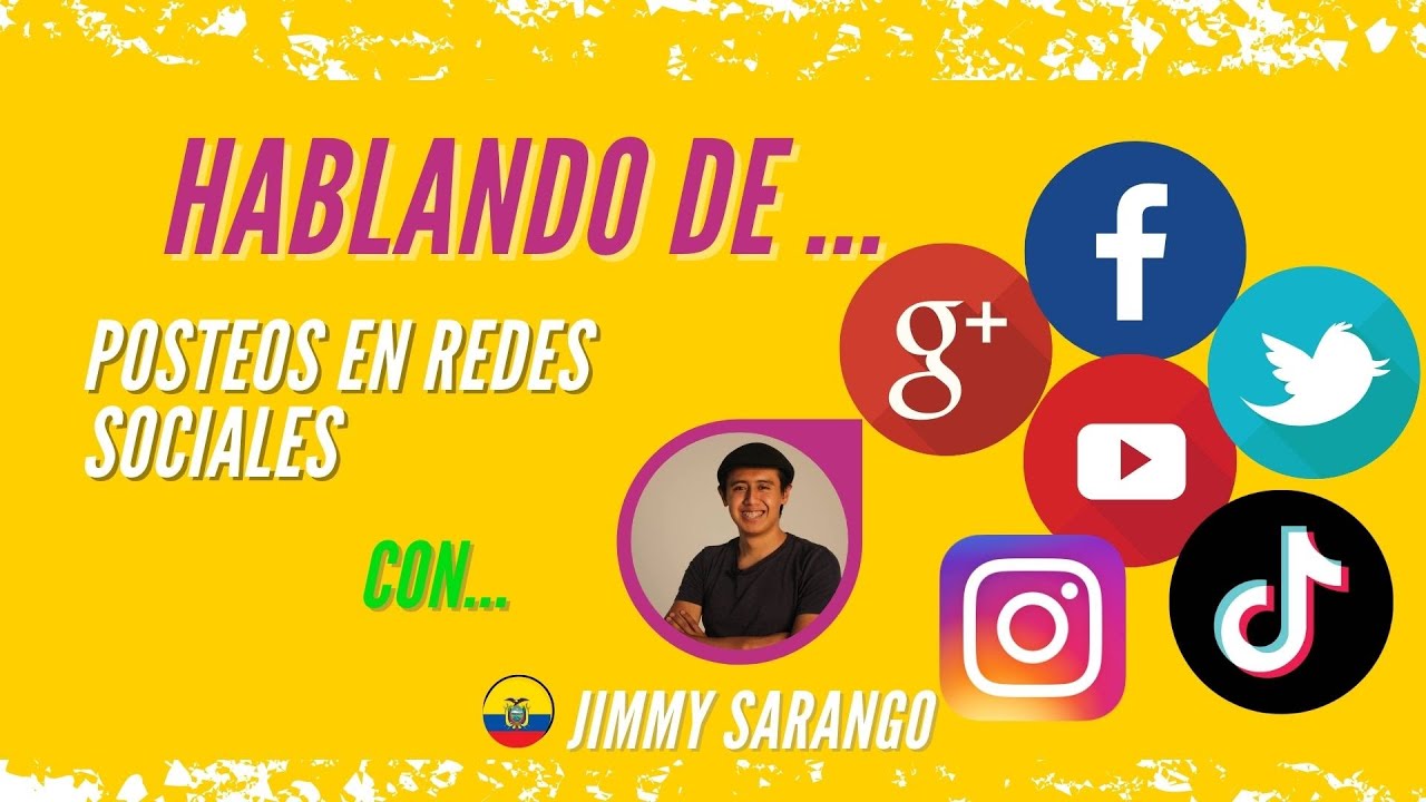 REDES SOCIALES - JIMMY SARANGO (PARTE 1)
