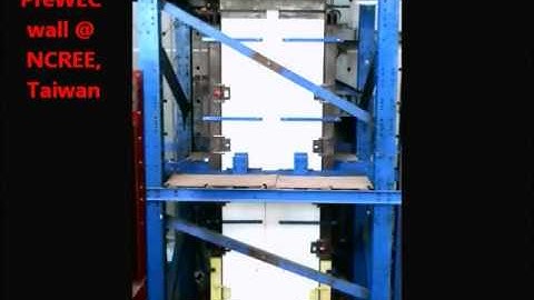 Time-lapse video of the first PreWEC test subjected to cyclic loading at NCREE