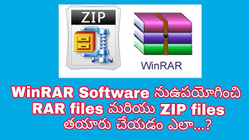 How to create RAR and ZIP files - Telugu Tech Video - Sanjay Kumar Jakke - Telugu Techno Arts