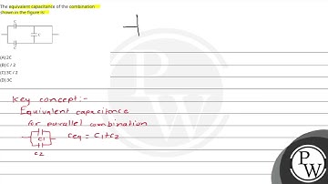 The equivalent capacitance of the combination shown in the figure is:....