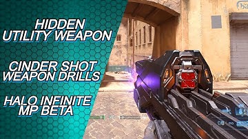 Hidden Utility Weapon - Cinder Shot Weapon Drills | Halo Infinite MP Beta