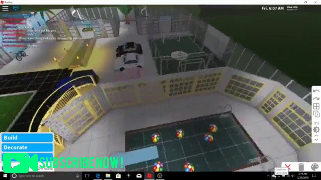 BUILDING A SECRET BASEMENT IN MY TOWN /bloxburg // Roblox YouTube