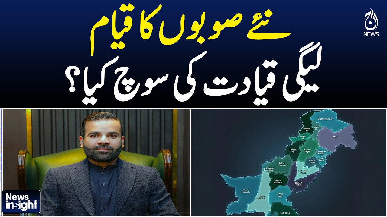 New Provinces | PML-N Leadership | Pakistan Politics | News Insight Amir Zia