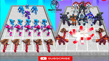 Merge Robot Master : Merge Craft Robot Transformer Battle " Mobile Game play