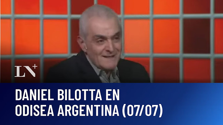 El caso del juez cesanteado a cargo de un juzgado federal: Daniel Bilotta en Odisea Argentina(07/07)