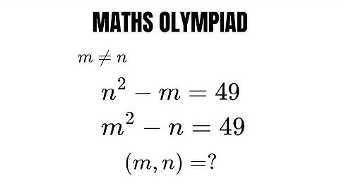 A Very Nice Math Olympiad Problem | Can You Solve This? | Algebra 