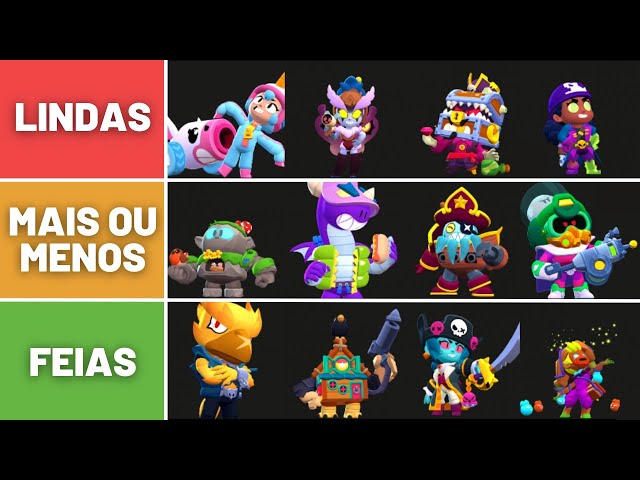 Ranqueando Todas as Skins de Piratas do Brawl Stars #brawlstars