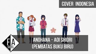 Anohana - Aoi Shiori (Pembatas Buku Biru) [Cover Indonesia]