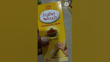 Feather Touch Hair Removal Cream Rupees 75 Ki Rupees 40 Mein 