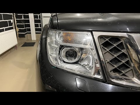 Nissan Pathfinder III поколение r51 ремонт фар диодные линзы Competizione 4k