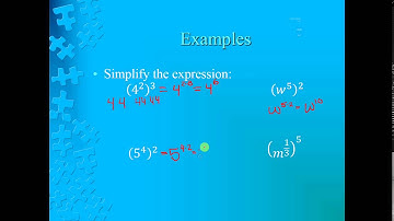 Chapter 7:  More Multiplication Properties of Exponents