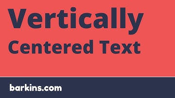 Vertically Centering Text, With Flexbox