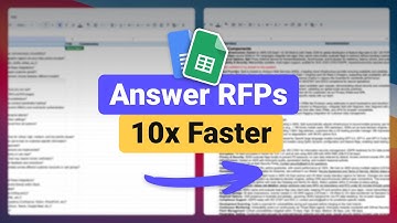 Answer RFPs in Minutes with Sam - your AI copilot that works inside in Google Sheets and Docs