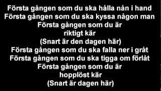 Miss Li - Första gången (Lyrics) chords