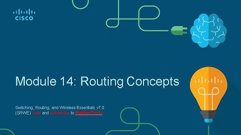 Module 14: Routing Concepts SRWE