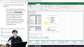Ôn thi MOS Excel 2016: 1.5.4. Thiết lập độ co giãn (Set print scaling)