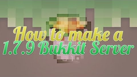 Setting Up a Minecraft Bukkit 1.7.9 Server [2014] Fast & Easy