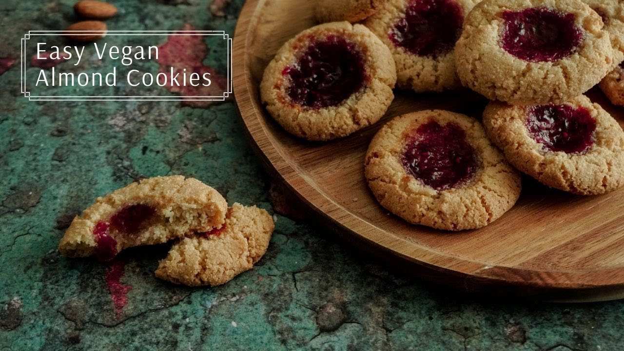 Vegan Almond Cookies| Gluten Free Cookies | ASMR Cooking