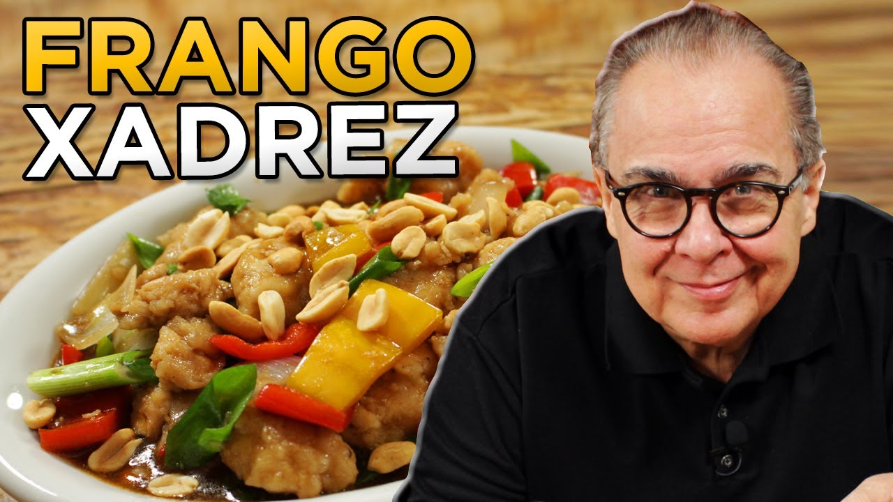 Frango Xadrez do Chef Taico, Para variar no preparo do frango, hoje ensino  vocês a prepararem um delicioso Frango Xadrez, bem a moda da culinária  chinesa 🫑🍗 Espero que gostem, vamos