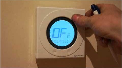 How to use the Salus - S-series ST620RF Wireless thermostat.
