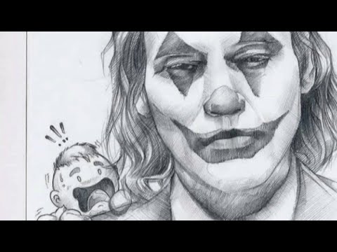 How to draw the Joker رسم سهل  تعلم رسم جوكر طريقة سهلة خطوة بخطوة تعلم  الرسم #the_joker #draw