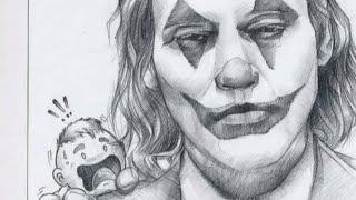 How to draw the Joker رسم سهل  تعلم رسم جوكر طريقة سهلة خطوة 