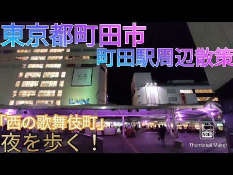 町田市ってどんな街?『西の歌舞伎町』夜の繁華街を散策！【東京都】(2021年)