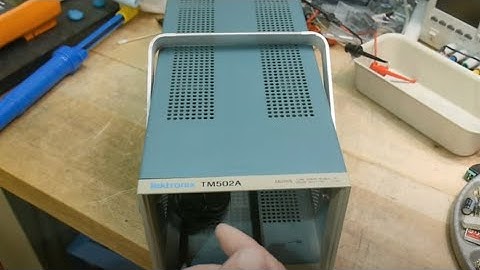 #1340 Tektronix TM502A Dual Slot Chassis