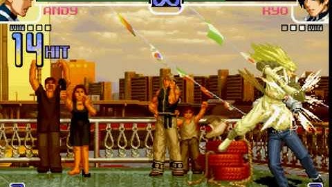 Andy combo 100% king of fighters 2002