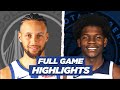 WARRIORS at TIMBERWOLVES FULL GAME HIGHLIGHTS | 2021 NBA Season