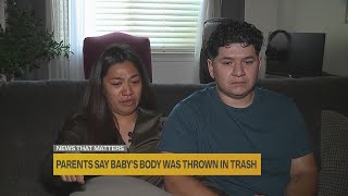 Parents say their stillborn baby's body was thrown in trash