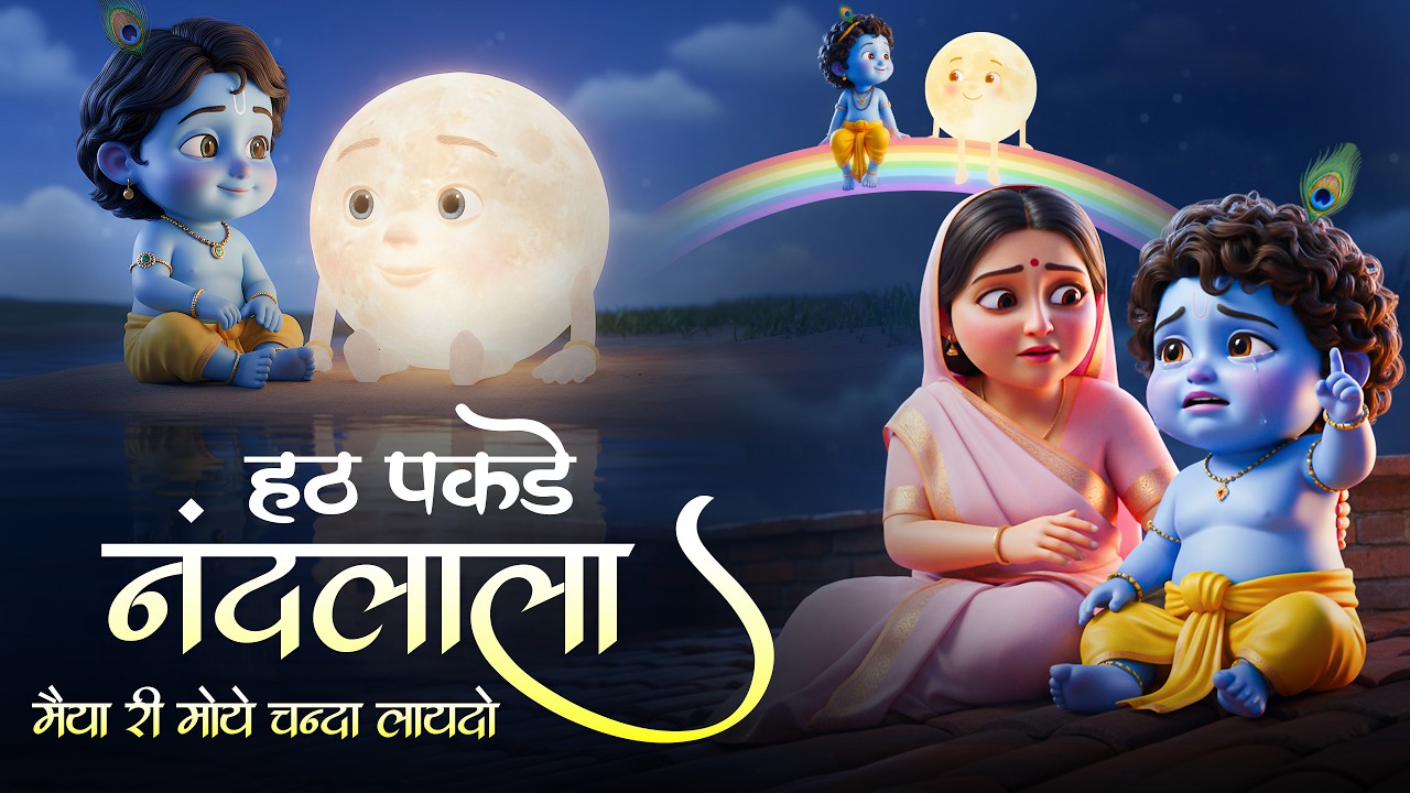 Hath Pakde Nand Lala हठ पकडे नंद लाला !! नन्हें कन्हैया की हठ | Larissa Almedia  Krishna Song 2026