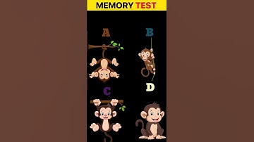 Eye Test Challenge || Memory Test Puzzle & Riddles || #shorts #viral #shortvideo