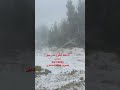 شاهد تساقط الثلوج على جبل شمس بتاريخ 23/1/2023