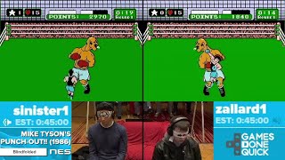 Mike Tyson's Punch-Out!! - Blindfolded Race w/ sinister1 performed at AGDQ 2016