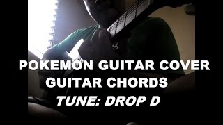 POKEMON Theme / Opening Song (Guitar Cover / Chords)